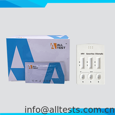 Good price High Accuracy HPV Gonorrhea Chlamydia Combo Rapid Test with Fast Results in 10 Minutes and Easy Visual Interpretation online