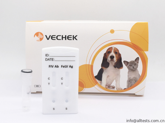Good price Fiv Antibody + Felv Antigen Combo Rapid Test Cassette , Rapid Drug Test Kits online