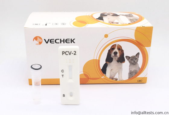Good price One Single Orcine Circovirus Type -2 Antibody Rapid Test Cassette Home Testing Kits online