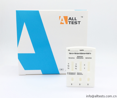 Good price CE Rdt Kit Norovirus Rotavirus Adenovirus And Astrovirus Combo Diagnostic Test online