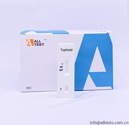 Good price Rapid Test Kits Lateral Flow Immunochromatographic Assays Typhoid Rapid Test Cassette ( Serum / Plasma ) online