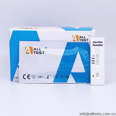 Good price Entamoeba/Giardia/Crypto Rapid Test Cassette (Feces) In 1 Windows With CE online