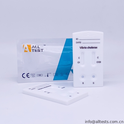 Good price Vibrio cholerae O1/O139 Combo Rapid Test Cassette (Feces) With CE online