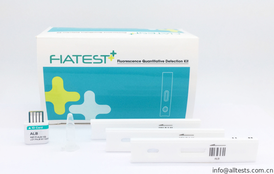 Good price High quality Microalbumin Test Use By Fiatest fluorescence Immunoassay Analyzer In Human whole blood /serum /plasma online