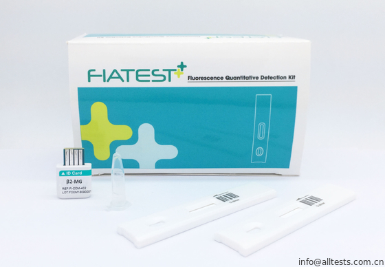 Good price β2 microglobul Test Use with Human whole blood /serum /plasma By Fiatest  fluorescence Immunoassay Analyzer online