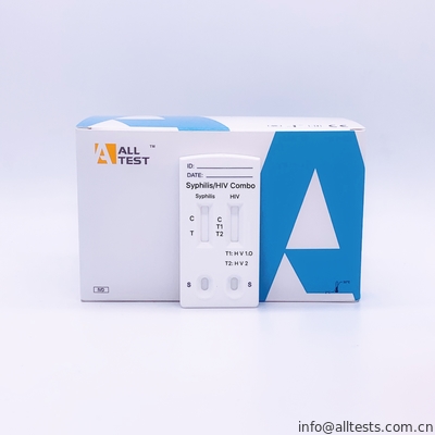 Good price High Quality Syphilis/HIV 1.2.O Combo Rapid Test Cassette Whole Blood/Serum/Plasma online